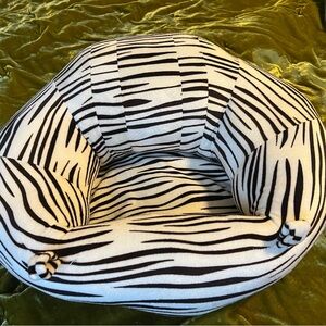 Zebra Print Baby Pillow Seat